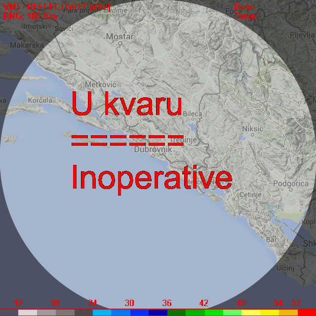 Dubrovnik radar rainfall estimation